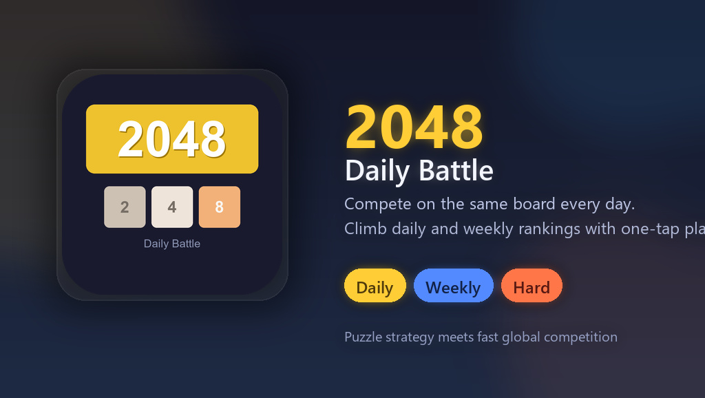 Daily Battle 2048 배너